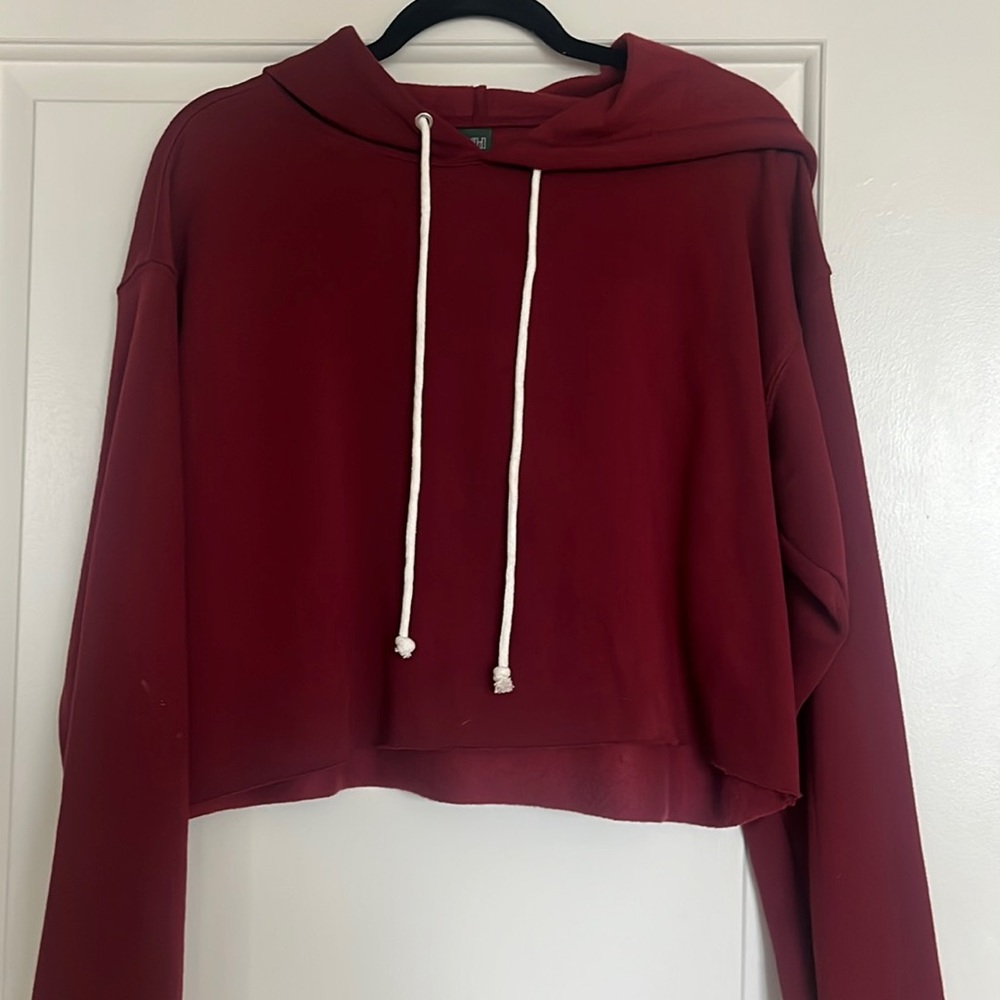 Wild fable cropped hoodie